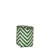 Merlijn Plantenmand voor Buiten - Set van 3 - H26 x Ø24 cm - Gerecycled Plastic - Donkergroen, Wit - Afbeelding 3