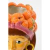 Funny Bloempot Binnen - L20 x B20 x H22 cm - Dolomiet - Oranje - Afbeelding 2