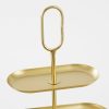 Rama Etagere 3 Laags - L48 x B20 x H55 cm - Metaal - Goud - Afbeelding 2