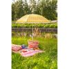 Heart Strandparasol - H180 x Ø160 cm - Geel - Afbeelding 7