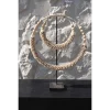 De dubbele schelpketting op standaard - naturel - Afbeelding 2