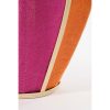 Roger Lantaarn - H45 x Ø32 cm - Jute - Fuchsia, Oranje - Afbeelding 4