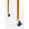 Steffano Plantentafel op Wielen - L69 x B36 x H89 cm - Metaal - Lichtbruin - Afbeelding 4