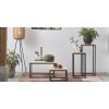 Oskar Plantentafel - L30 x B30 x H62 cm - Hout, Metaal - Zwart - Afbeelding 7