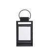 Storm Lantaarn - L14 x B13 x H23 cm - Zwart - Afbeelding 2