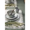 Xavie Tafelloper - L180 x B45 cm - Katoen - Groen - Afbeelding 5