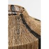 Liliano Lantaarn - H36 x Ø30 cm - Jute - Zwart - Afbeelding 2