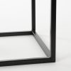 Goa Bijzettafel - Set van 2 - L30 x B30 x H42 cm - Metaal - Zwart - Afbeelding 3