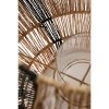 Liliano Lantaarn - H36 x Ø30 cm - Jute - Zwart - Afbeelding 3