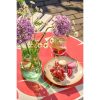 Bologna Bijzettafel Buiten - H60 x Ø50 cm - Metaal - Rood - Afbeelding 6