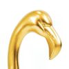 Ornament - Flamingo - Polyresin - Goud - 16,5x10x39cm - Afbeelding 3