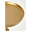 Duco Bijzettafel - H66 x Ø25 cm - Gerecycled Aluminium - Goud - Afbeelding 2