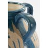 Caldo Vaas - L25 x B24 x H30 cm - Keramiek - Donkerblauw - Afbeelding 3