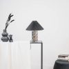 Lampenkap - Geplooid - Polyester - Zwart - 6x29,5x18cm - Afbeelding 8