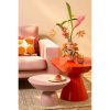Oranges Sierkussen - L65 x B45 x H10 cm - Katoen - Off-White, Oranje, Roze - Afbeelding 6
