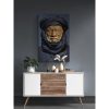 Gobelin geweven wandtapijt 80/120 Tuarag Man Blauw WH2165 Uitgerekt - Afbeelding 2
