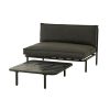 Celo Loungetafel - L80 x B80 x H23 cm - Metaal - Zwart - Afbeelding 7