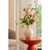 Celise Bijzettafel - H44 x Ø59 cm - Metaal - Oranje - Afbeelding 6