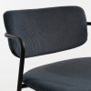 Nanet Barkruk - H91 cm - Velvet - Donkerblauw - Afbeelding 2