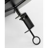 Aston Dienblad met Klem - H30 x Ø31 cm - Metaal - Zwart - Afbeelding 3
