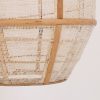 Pella Hanglamp - H58 x Ø33 cm - Linnen - Beige - Afbeelding 3