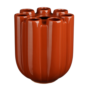 Minda Tulpenvaas - H34 x Ø28 cm - Keramiek - Rood