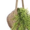 Anne Hangende Bloempot - Set van 2 - H20 x Ø25 cm - Zeegras - Lichtbruin - Afbeelding 2