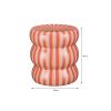 Skipper Bijzettafel - H44 x Ø32 cm - Keramiek - Roze, Oranje - Afbeelding 5