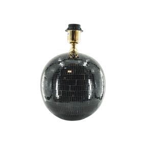LAMP - DISCO BALL -GLAS - Zwart - 20x20x20cm