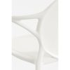 Nebraska Tuinstoel - L56 x B57 x H80 cm - Polypropyleen - Wit - Afbeelding 4