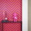 Ornament - hang los aap beeldje 'de legende'- polyresin - roze - 20,5x13,5x35cm - Afbeelding 2