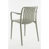 Paloma Tuinstoel - L53 x B53 x H78 cm - Polypropyleen - Groen - Afbeelding 6