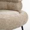 Fauteuil - L74 x B80 x H69 cm - Lichtgrijs - Afbeelding 3