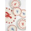 Ariane Serveerbord - L41 x B31 x H3 cm - Steengoed - Rood - Afbeelding 5