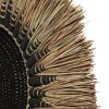 De Raffia Macramé Muurdeco - Zwart Naturel - Afbeelding 7