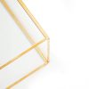 Lamp - Hanglamp - Metaal/Glas - Goud - 12x12x25cm - Afbeelding 2