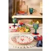 Ariane Dinerbord - Set van 4 - Ø27 cm - Steengoed - Rood - Afbeelding 5