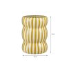 Skipper Bijzettafel - H44 x Ø32 cm - Keramiek - Crème, Oker - Afbeelding 5