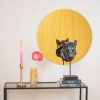 Spiegel - Rond - Goudkleurig Glas - 40x1x40cm - Afbeelding 4