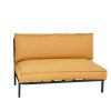 Celo Loungebank - L122 x B83 x H78 cm - Metaal - Zwart - Afbeelding 7