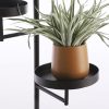 Perry Wandrek - L36 x B30 x H120 cm - Metaal - Zwart - Afbeelding 4