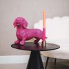 Ornament - Tackle Hond - Polyresin - Roze - 20x8x15cm - Afbeelding 5