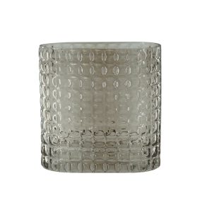 Vaas - Ribble - Glas - Bruin - 18x9,5x17,5cm