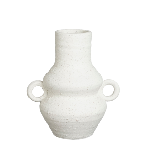 Lane Kruik - H27 x Ø19 cm - Terracotta - Off White