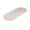 Het ovale bord van hars - roze wit - Afbeelding 3