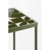 Bologna Bijzettafel Buiten - Set van 3 - L28 x B28 x H67 cm - Metaal - Donkergroen - Afbeelding 2